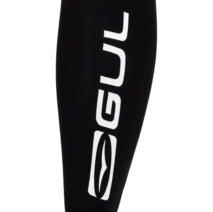 2025 Gul Womens Response Echo 3/2mm Chest Zip Wetsuit RE1328 - Black / Broken Palm